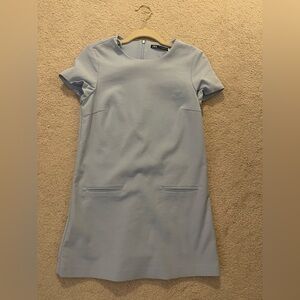 Zara Soft Blue Mini Dress